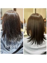 アレッタ 大森町(aletta)&nbsp;カット+縮毛矯正+超音波トリートメント