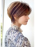 30代/40代/50代・絶壁解消・小顔前下がりショートボブ【倉田】