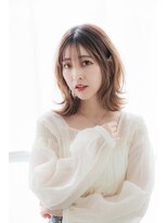 ラエティティア ロコ 刈谷店(Laetitia loco)&nbsp;ミディアム切りっぱなしナチュラル