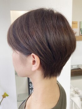 レンガヤ ヘアーデザイン(Rengaya HAIR DESIGN)の写真/やりすぎない、自然体のスタイルならRengaya◇さりげなくお洒落かつ上品なナチュラルショートをご提案♪