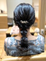 アロマヘアルーム 横浜店(AROMA hair room)&nbsp;簡単三つ編みアレンジ/横浜/横浜西口