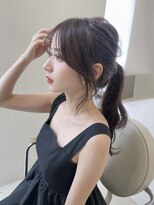 コア 銀座(COA) ハッシュカット/フルバング/似合わせカット/レッドブラウン/銀座