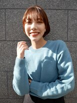 シュシュ(shushu) 顔まわりカット/ノンジアミンベージュ　【有海一生】/髪質改善