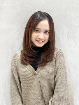 ウシワカマルエムティードット 富士宮店(USHIWAKAMARU MT.) ナチュラルレイヤースタイル