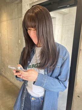 エイム(aim) Brown mix color× layer cut