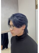 グロウ 本八幡(grow)&nbsp;ウルフカット／シルバーブルー