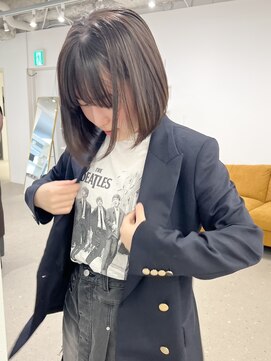 ノウハウ タニマチ(KNOWHOW tanimachi) ナチュラルボブ◎どんなときも決まるボブ/暗髪スタイル