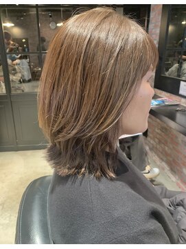 オーガニック アトリエ 大宮(organic+atelier) 20代30代40代くびれヘア似合わせカット白髪ぼかしアースカラー