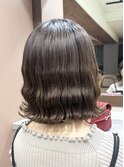 波巻きウェーブパーマ