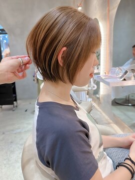 ロンド エスポワール 錦糸町(Lond espoir) ショートカールセミディシアーカラー姫カット【工藤昴】