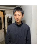 メンズヘア×スパイキーショート×短髪