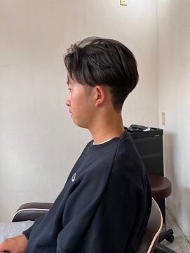 メンズカット バイ ソイクフ(メンズカット by SOY-KUFU) MEN'SHAIRアッシュブラックベリーショートダークアッシュ