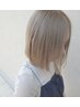 透明感のある美しい髪色へ変身☆ダブルカラー+トリートメント ￥22000→17600