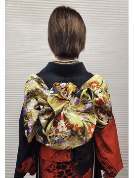 ヘアーアンドセルフサロン アキ(hair&self salon Aki) 成人式着付とヘアスタイル