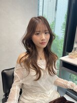 リアン バイ キートス(Lien by kiitos)&nbsp;シアーベージュ/透明感カラー/アッシュ/くびれ巻き/ウェーブ巻き