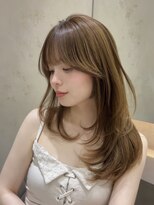 ロンドメリア 天神大名店(Lond Melia)&nbsp;小顔に見せるミディアムヘア/韓国ヘア/暗めカラー