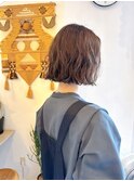 ラフパーマでつくるリラックスボブ