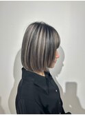 別府ショートボブ顔まわりレイヤーカット髪質改善カラー30代
