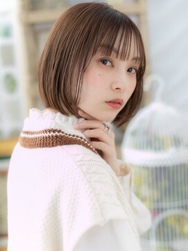 カバーヘア ブリス 大宮西口(COVER HAIR bliss) ■ぱっつん前髪前下がり切りっぱなしボブ52-4大宮10代20代30代