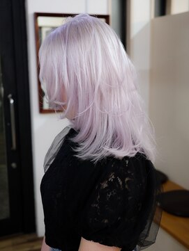 ヤド 原宿(YADO) ラベンダーカラー/ホワイトカラー/ホワイトブロンド