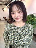 リテ(rite)&nbsp;外はねボブ×ラベンダーピンク