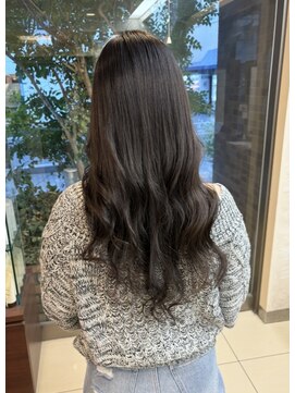 韓国風暗髪dark gray