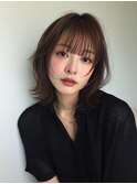 外ハネミディ