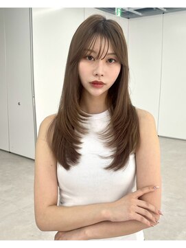 ユーフォリア 青山(Euphoria) ショコラブラウン髪質改善カラーレイヤー透明感艶髪