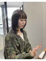 サン(SAN)&nbsp;顔まわりレイヤー/赤味消しアッシュブラウン