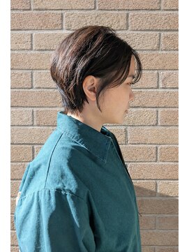 エクラ(eclat) 暗髪ショート◎大人可愛い×抜け感×小顔30代40代