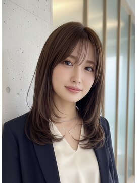 ミー 岡崎(mii) 【mii岡崎】透け感フェミニンミディ