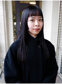 大人モードな2stepフリンジカット/ロングヘア