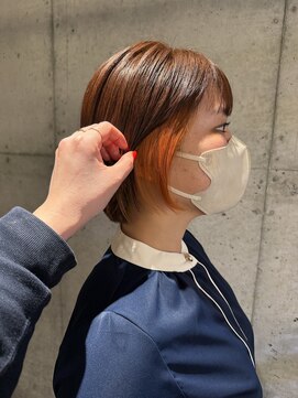 ロンドフルール 大宮東口(Lond fleur) ミニウルフレイヤーカット顔周りカット前髪カット韓国ボブ/大宮