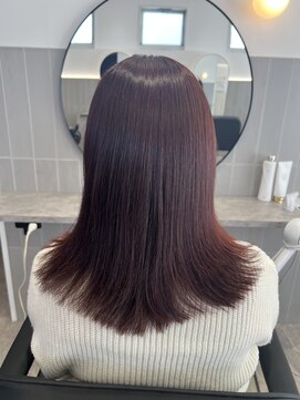 グラムヘアー(GLAM HAIR) 髪質改善トリートメントレッドカラー