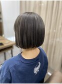 アイスグレージュボブ