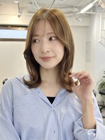 フォト イケブクロ(foto IKEBUKURO)&nbsp;ミディアムレイヤー/くびれヘア/赤み消しカラー/池袋