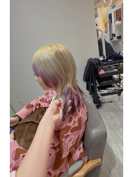 ナンバーフォーナチュラル 戸祭(NO4 natural) ハイトーンブリーチ×エンドカラー