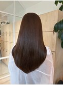 大人ガーリー大人美人透明感髪質改善くすみカラー