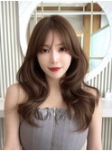 レイヤーカット　韓国前髪　韓国ヘア　顔周り 2wayバング