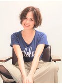 ナチュラルショートボブ