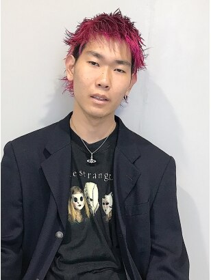 2020年夏 メンズ レッド ピンク系の髪型 ヘアアレンジ 人気順