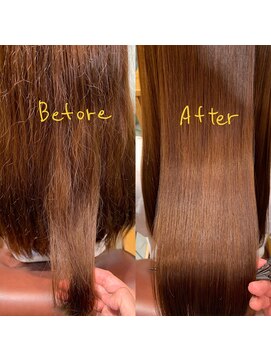 ペーパーズ(Hair salon PAPERS) 髪の毛一本がそれぞれキレイになっていく感じです。