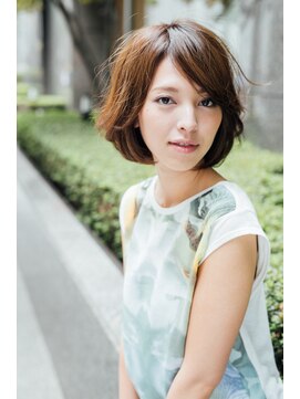 フレン(flen) 【flen】ひし形シルエットエアリーショート♪『藤原』