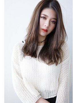 ドルチェ 梅田(Dolce) 【Dolce梅田】センターパート/アッシュブラウン/グラマラス