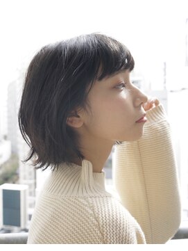 ニット 銀座(knit) ふんわりボブ×アディクシー【knit 銀座　荒柄ノエル】/髪質改善