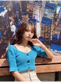 ロブ×ヘアアレンジ