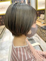 アンジェリカ 布施店(ANGELICA)&nbsp;【ANGELICA祖田】ミルクティーグレージュ×小顔ショート