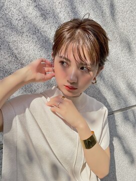 プレスドットサロン 表参道 青山(Press. Salon) ブリーチ無しカラー/ミルクティーベージュカラー/表参道/青山