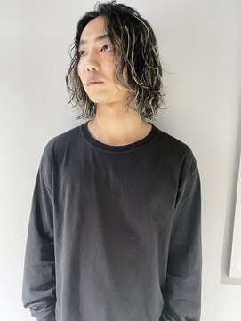 サル 代官山(SAL) 【SAL】サーフテイストレイヤーハイライトパーマ ＊菅原誠＊