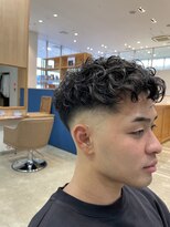 ノート ヘアーサロン(NOTE HAIR SALON) スキンフェード×スペインカール